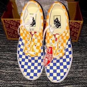 New Vans  Size 9 Multicolor checker board🥰